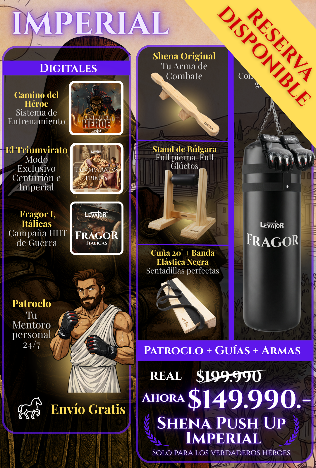 Packs Shena Push Up Board