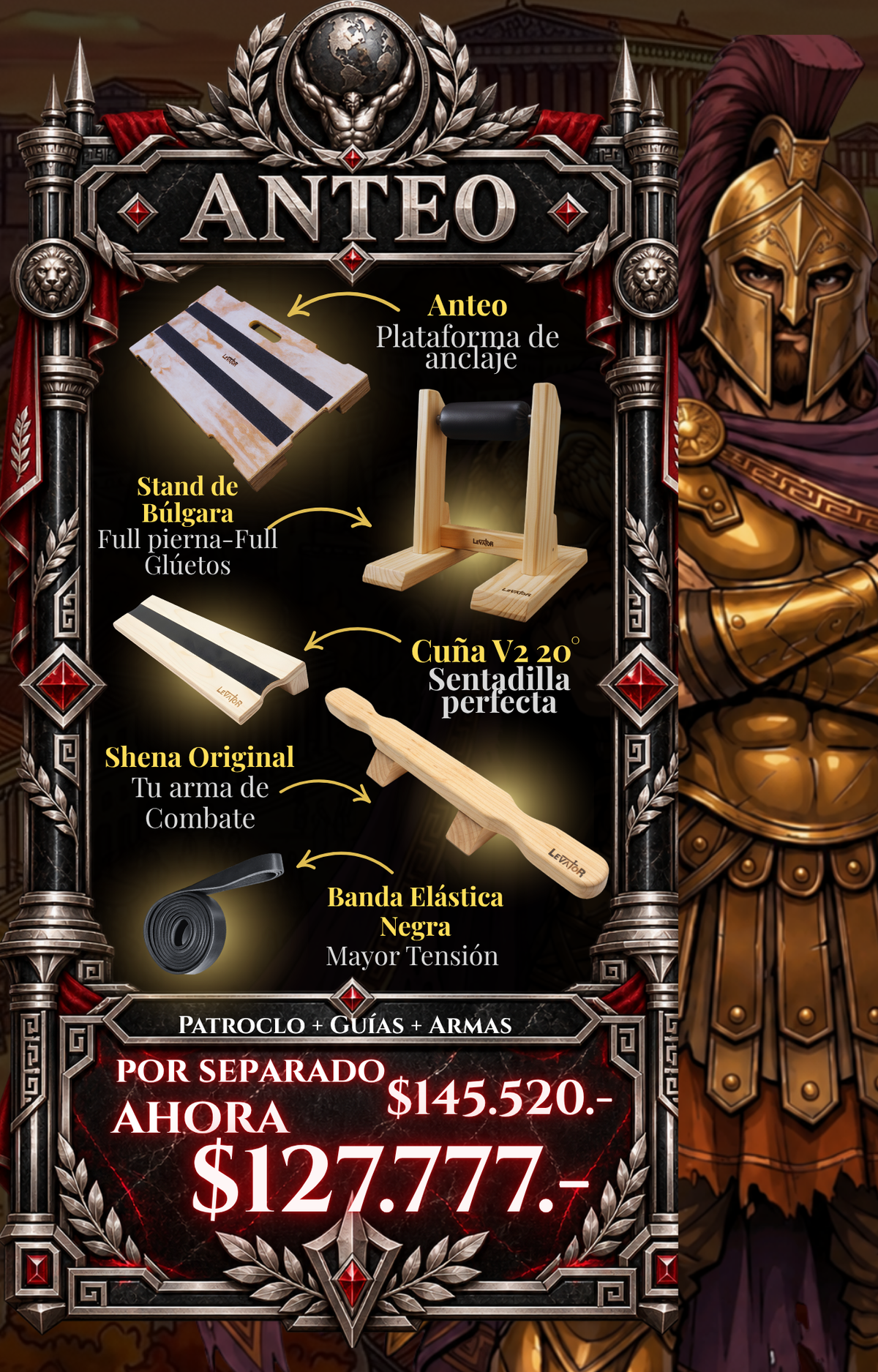 Plataforma de Anclaje ANTEO + Banda Elástica