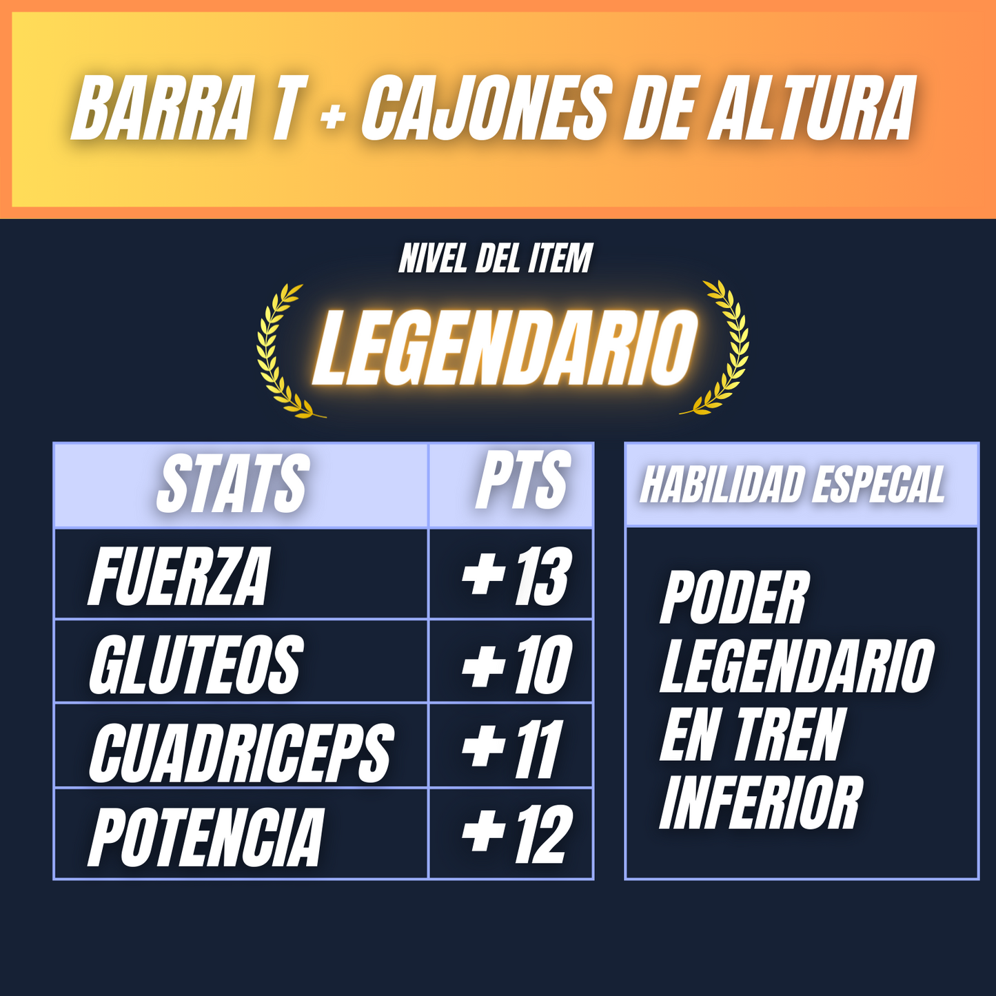 Barra T + cajones de altura