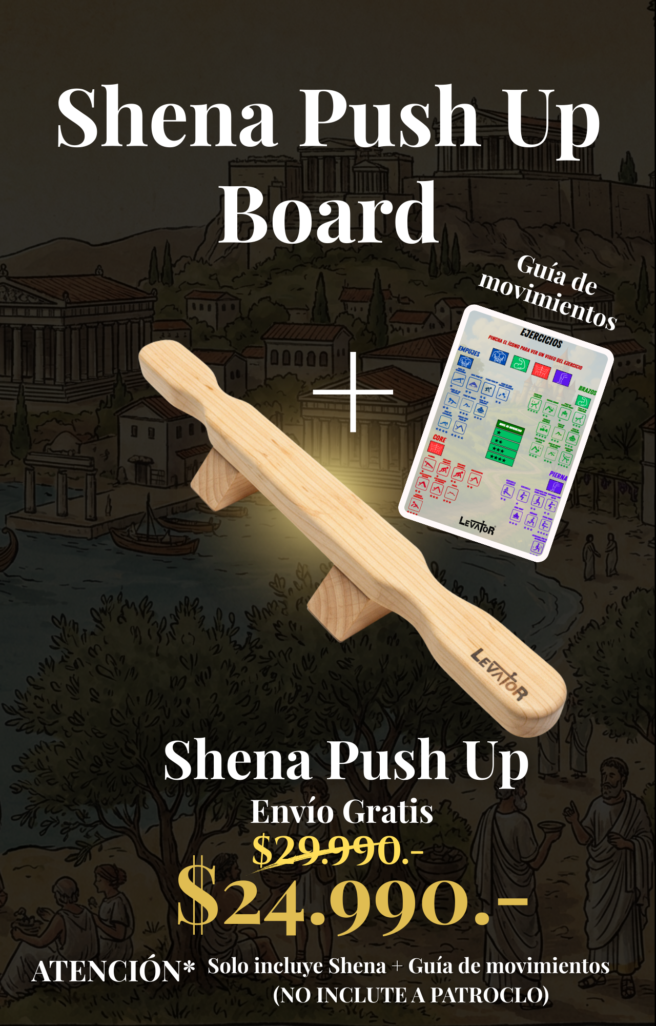 Packs Shena Push Up Board