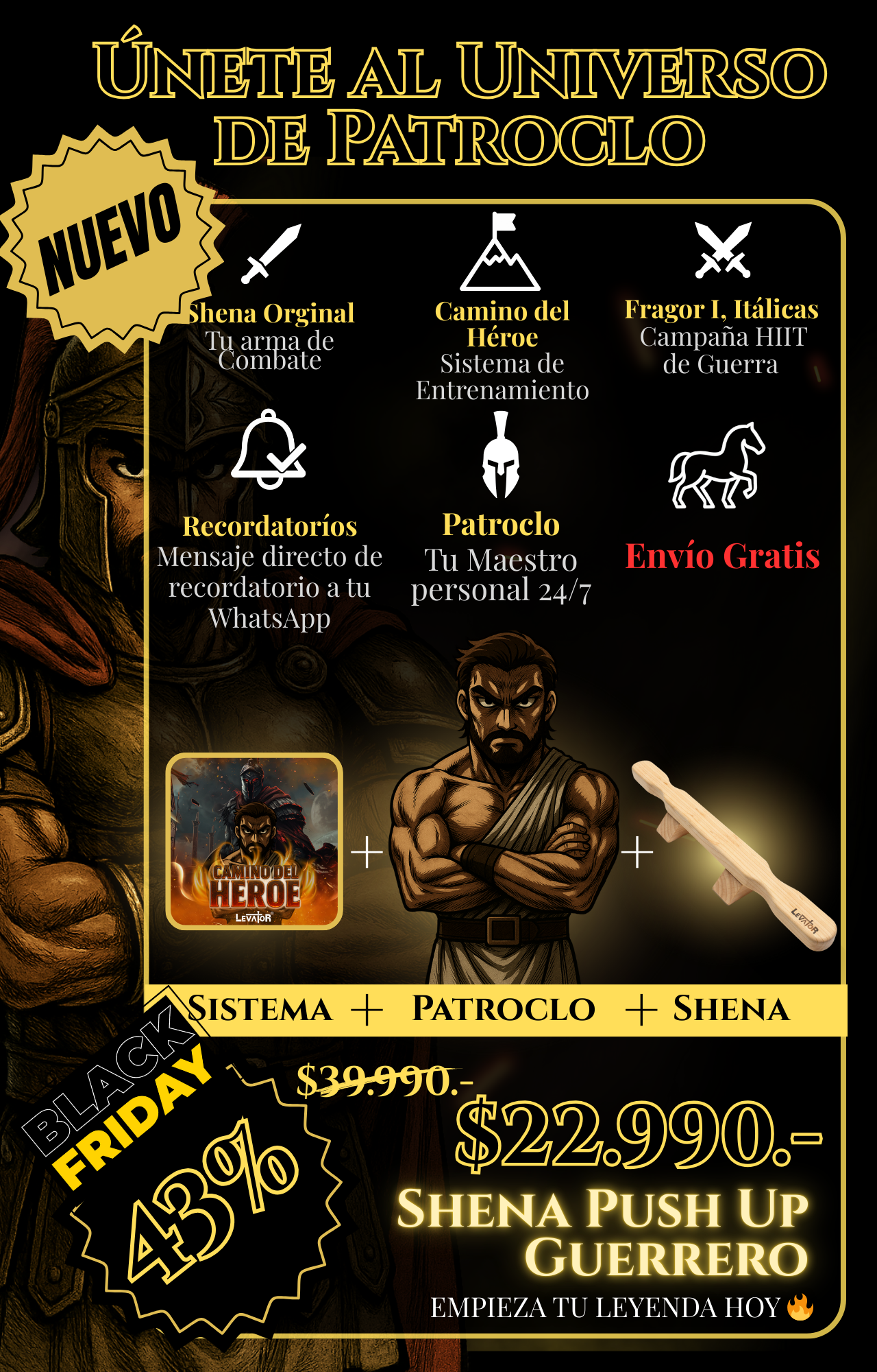 Packs Shena Push Up Board