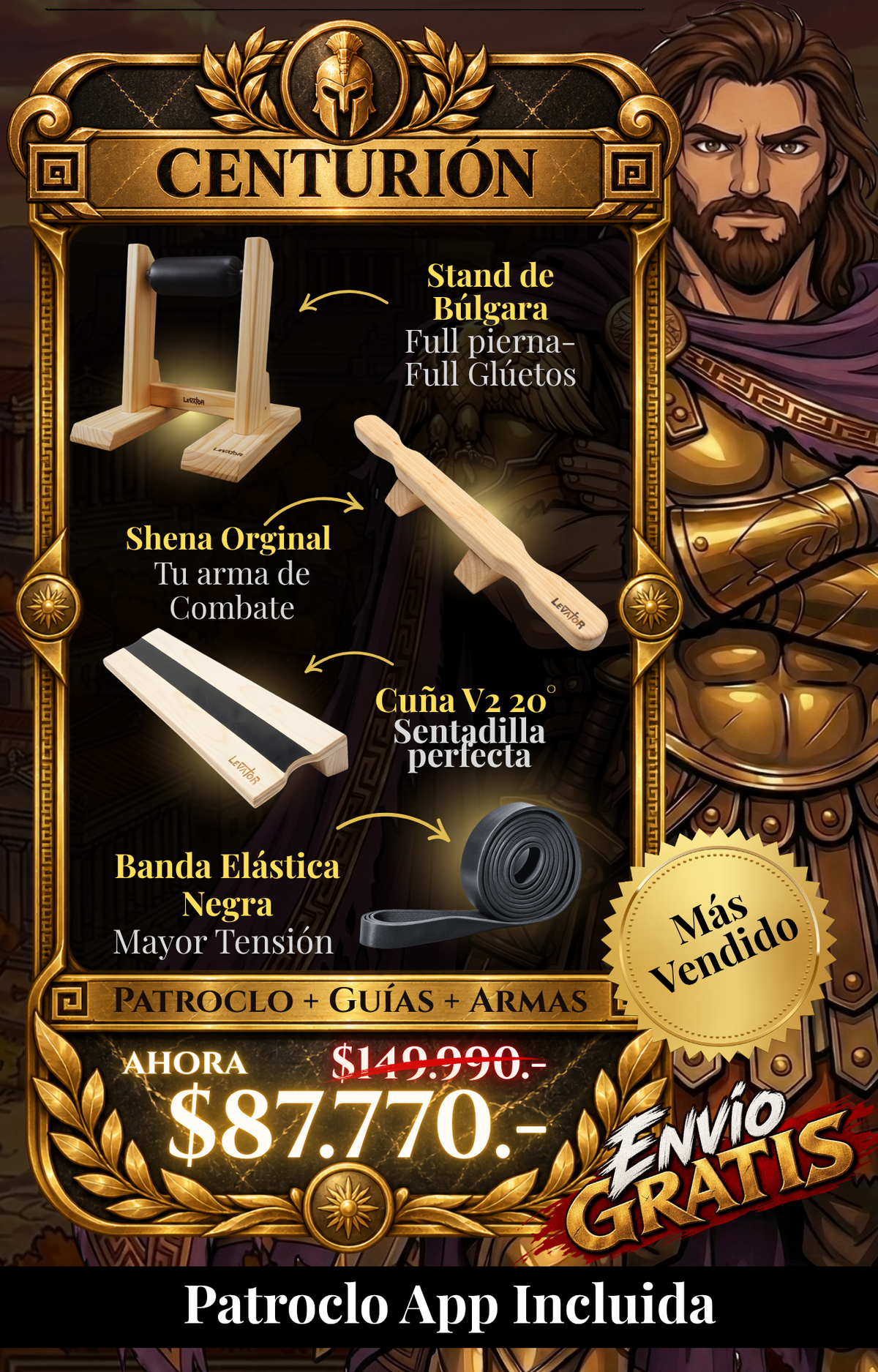 Packs Shena Push Up Board