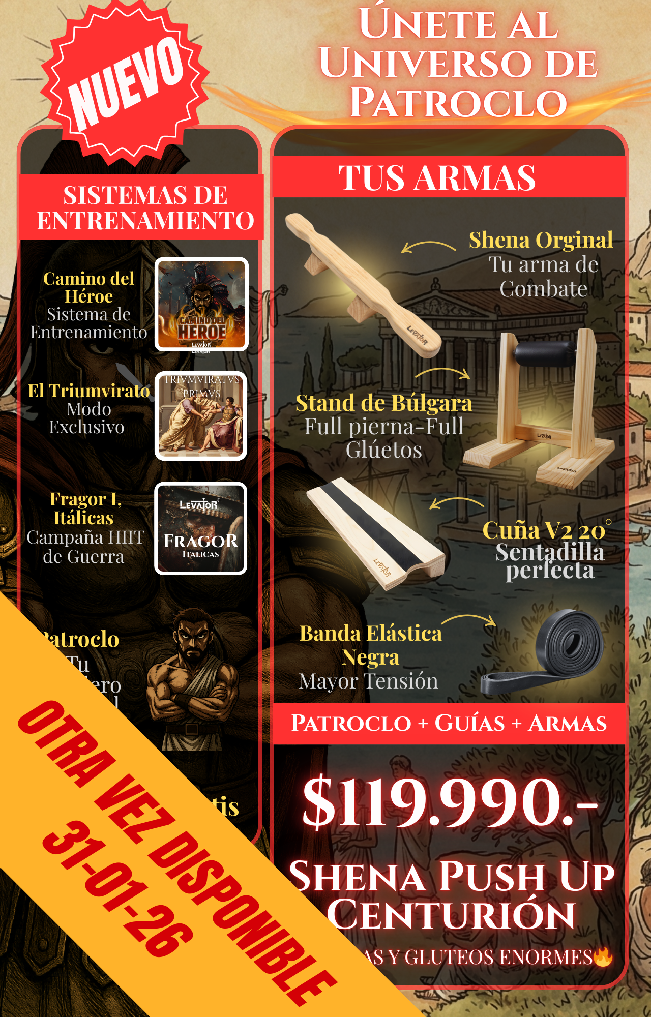 Packs Shena Push Up Board