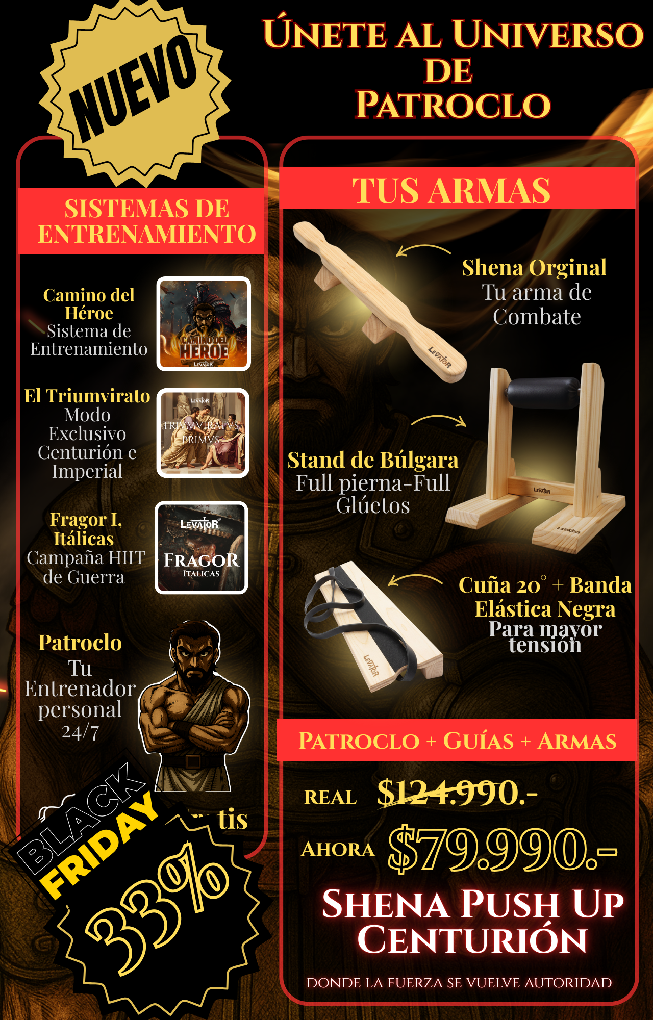 Packs Shena Push Up Board