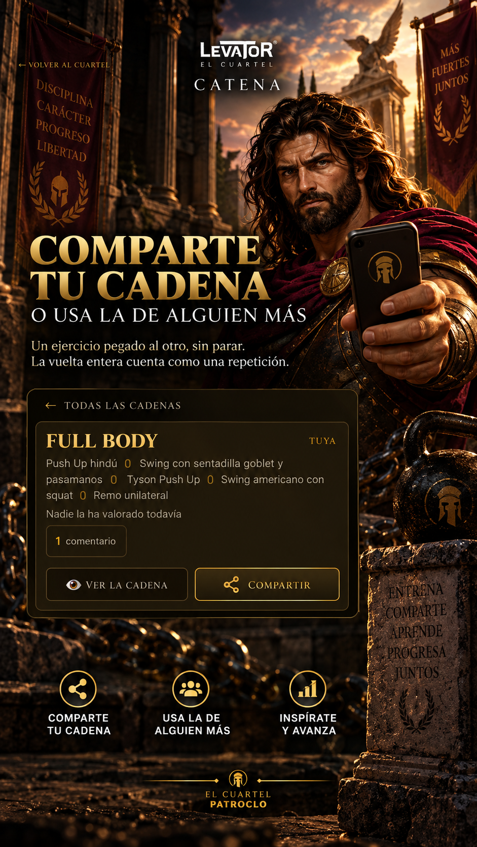 Sube tu cadena a la comunidad