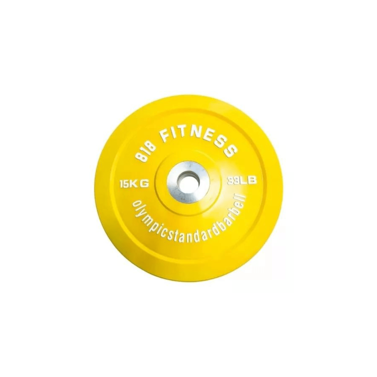 Disco Olímpico Bumper Amarillo 15kg