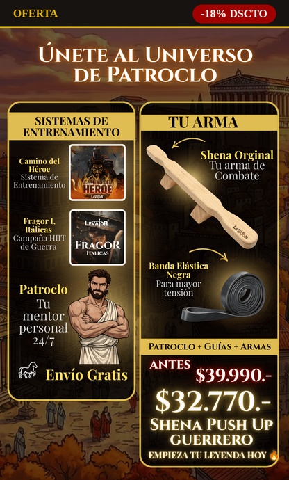 Shena Push Up Board Pack Guerrero - oferta